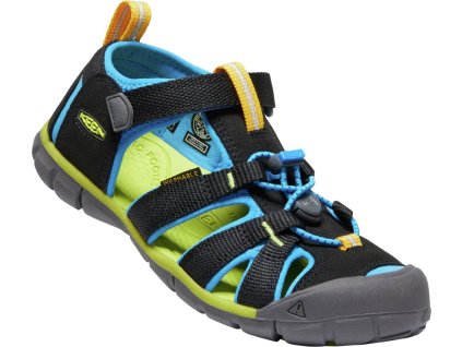 Sandály KEEN Seacamp II CNX K black/brilliant blue (Varianta produktu 24)