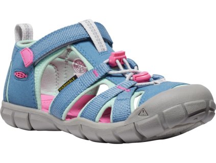 Sandály KEEN Seacamp II CNX K coronet blue/hot pink (Varianta produktu 25/26)