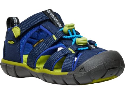 Sandály KEEN Seacamp II CNX K naval academy/chartreuse (Varianta produktu 25/26)
