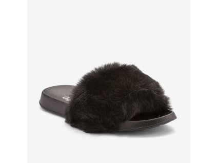 Zateplené pantofle Coqui FURRY Black (Varianta produktu 36)