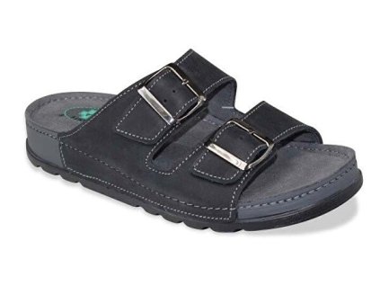 Zdravotní pantofle SANTÉ N/211/1/60/CP černá (Varianta produktu 41)