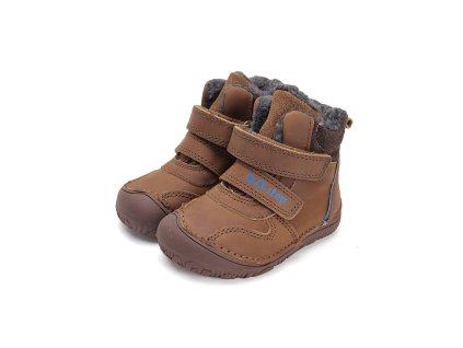 Zimní kožené barefoot boty D.D.step W073-42814 Chocolate (Varianta produktu 21)