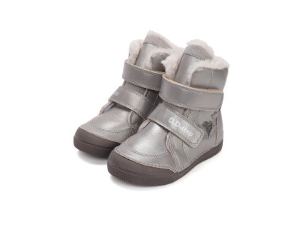 Zimní kožené boty D.D.step W068-52320A Champagne (Varianta produktu 25)