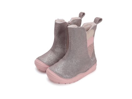 Zimní kožené boty D.D.step W071-42973A Champagne (Varianta produktu 20)