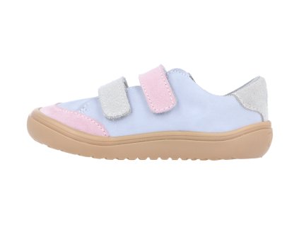 Jonap barefoot boty Joy Kids šedo-starorůžová