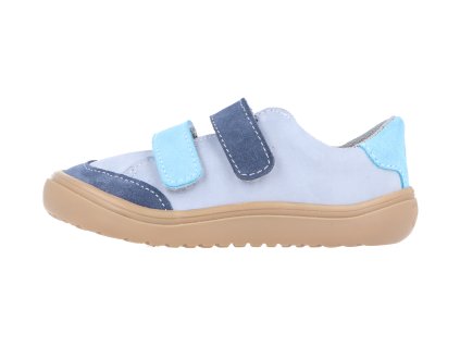 Jonap barefoot boty Joy Kids šedo-tyrkysová