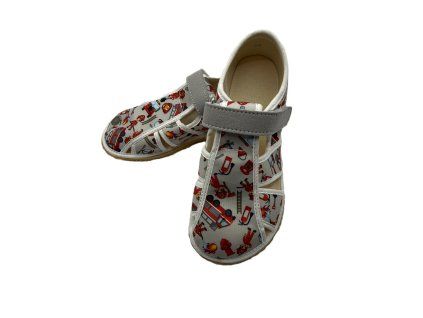 Jonap barefoot bačkůrky HOME New šedý hasič
