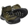Boty KEEN Ridge Flex Mid WP Children dark olive/dusky citron (Varianta produktu 25/26)