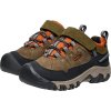 Boty KEEN TARGHEE IV LOW WP CH dark olive/gold flame (Varianta produktu 25/26)