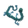 Dekorace - Drak velký zelenomodrý (Varianta produktu drak)