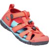 Sandály KEEN Seacamp II CNX Jr coral/poppy red (Varianta produktu 32/33)