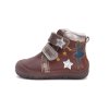 Zimní kožené barefoot boty D.D.step W073-42766A Chocolate (Varianta produktu 22)