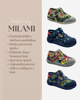 NASKLADNĚNY oblíbené bačkůrky Milami!! 😍 → Extrémně lehké → Ohebná podrážka → Široká, prostorná špička → Kompromis mezi...