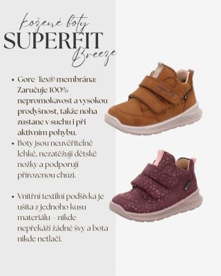 Hledáte pro své dítě nekompromisní pohodlí, lehkost a jistotu suchých nohou od jara do podzimu? Kotníkové boty Superfit od...