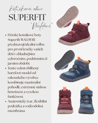 Dětské kožené kotníkové boty se Sympatex membránou 👣😊 ✔️ Boty svým tvarem dokonale kopírují přirozený tvar zdravého...
