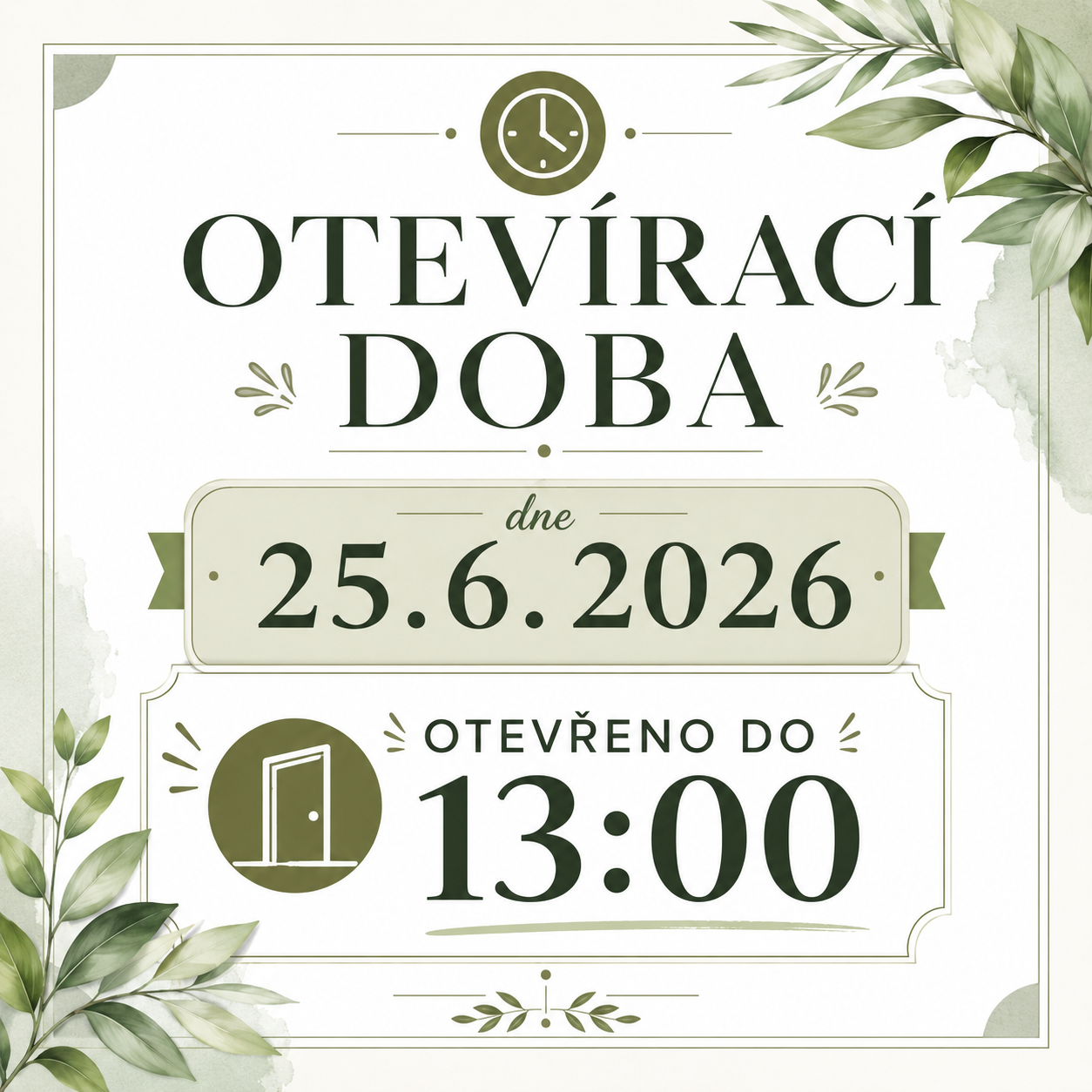 Otevírací doba