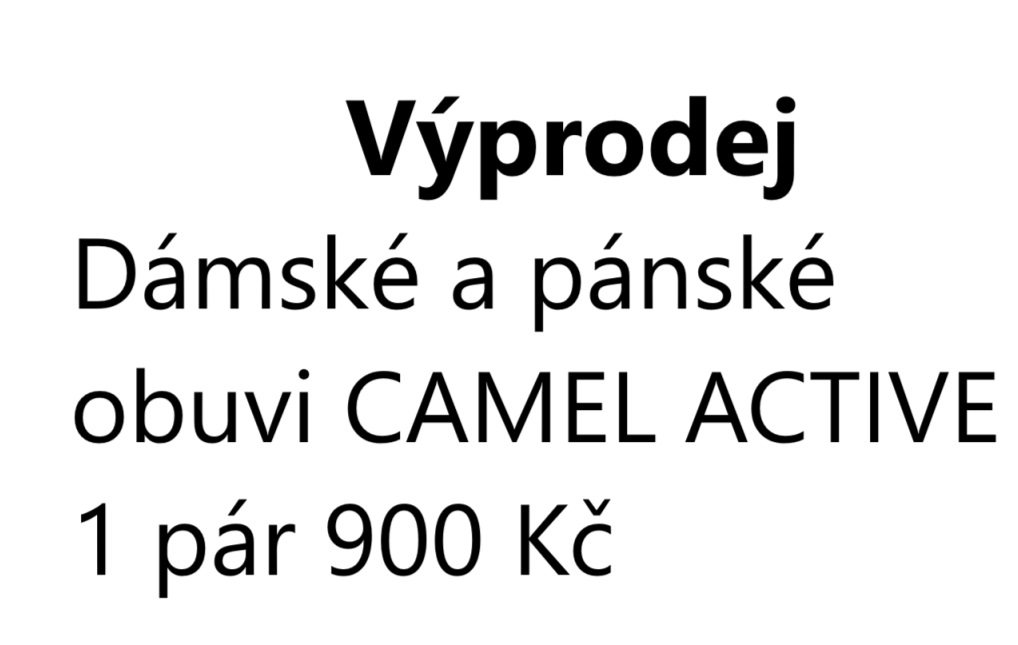 výprodej