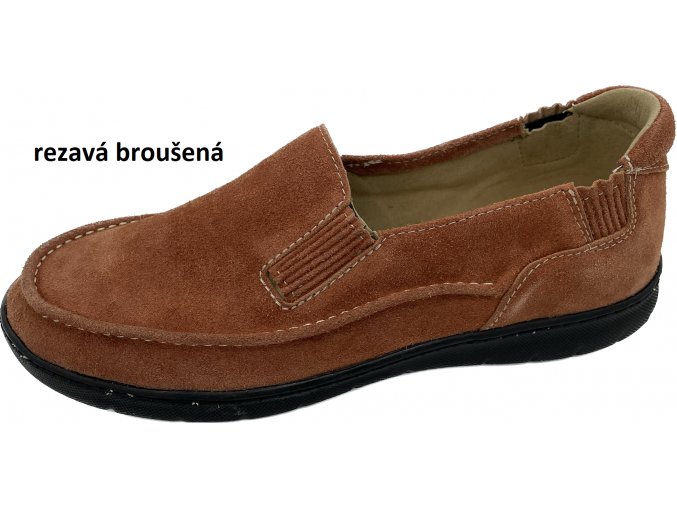 rezavá broušená