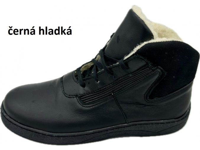 černá hladká