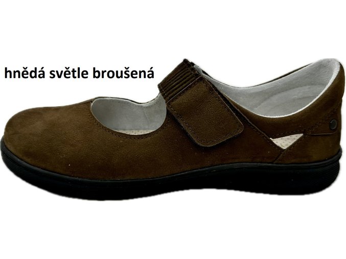 hnědá světle broušená