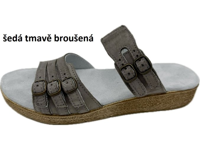 šedá tmavě broušená