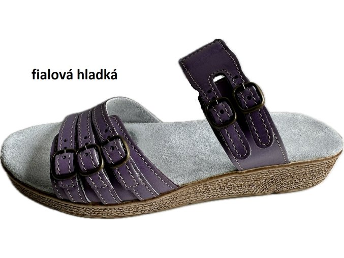 fialová hladká