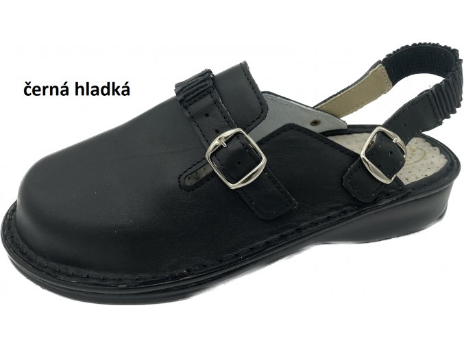 černá hladká