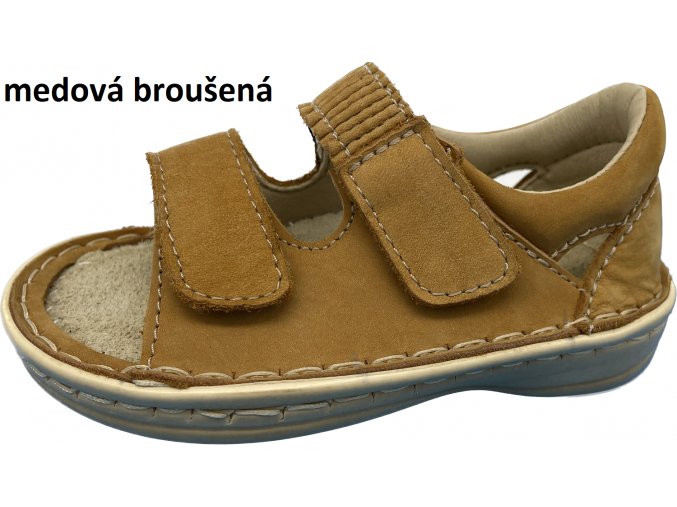 medová broušená