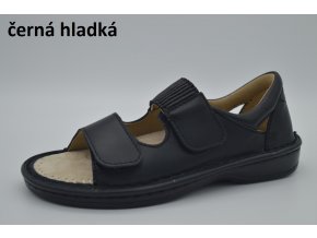 černá hladká