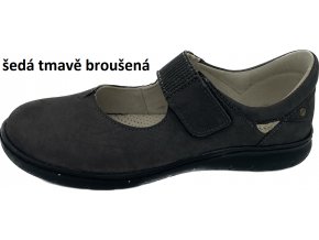 šedá tmavě broušená