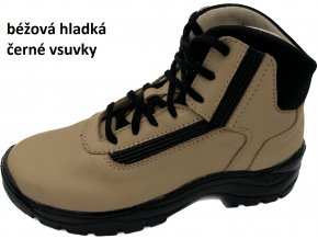 béžová hladká černá