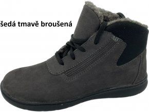 šedá tmavě broušená z