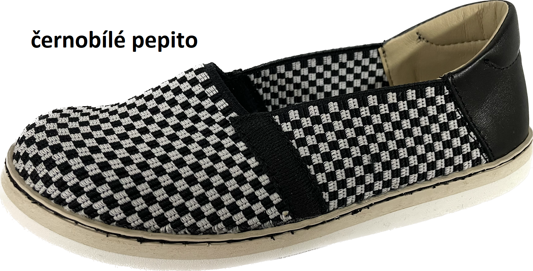 Boty Hanák dětská domácí obuv Pepa Velikost obuvi: 27, Useň: hnědobílé pepito