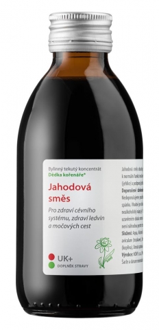 Jahodová směs UK+ Obsah ml: 200