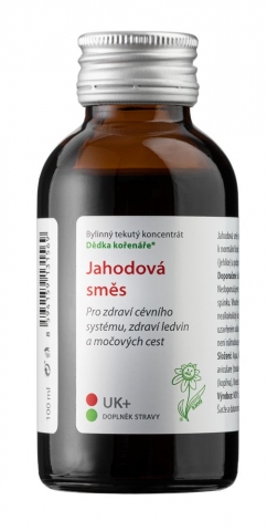 Jahodová směs UK+ Obsah ml: 100