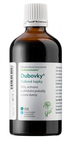 DUBOVKY® Dubové kapky RK Obsah ml: 100