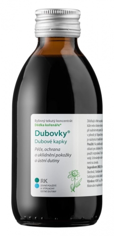 DUBOVKY® Dubové kapky RK Obsah ml: 200