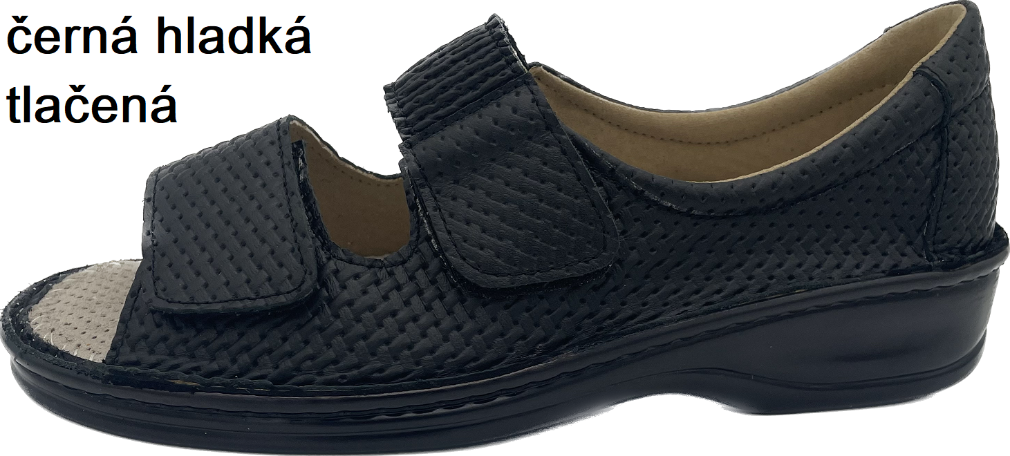 Boty Hanák vzor 306 - černá podešev Barva usně: černá tlačená, Velikosti obuvi: 35