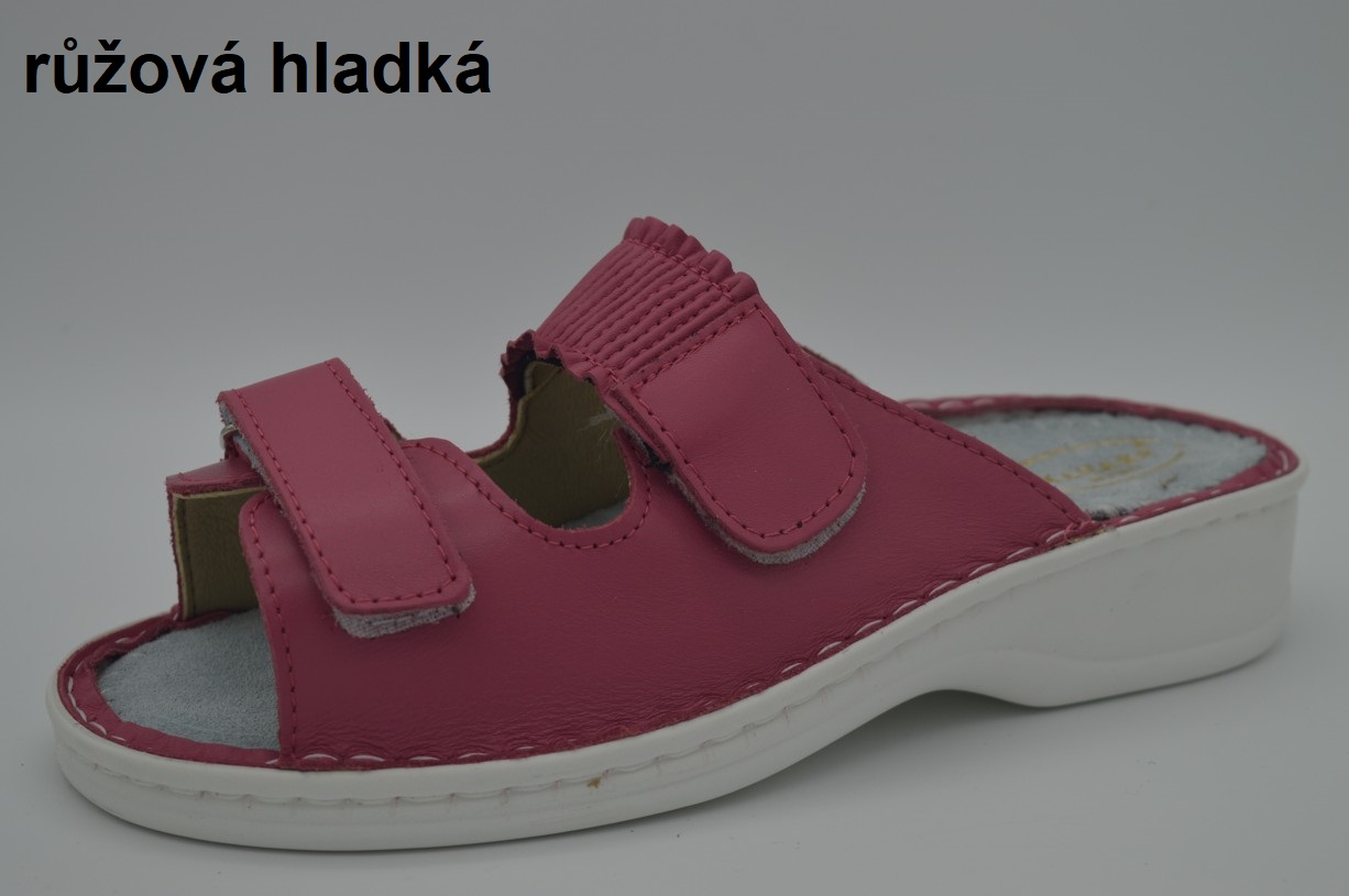 Boty Hanák vzor 318 - bílá podešev Barva usně: růžová hladká, Velikosti obuvi: 36