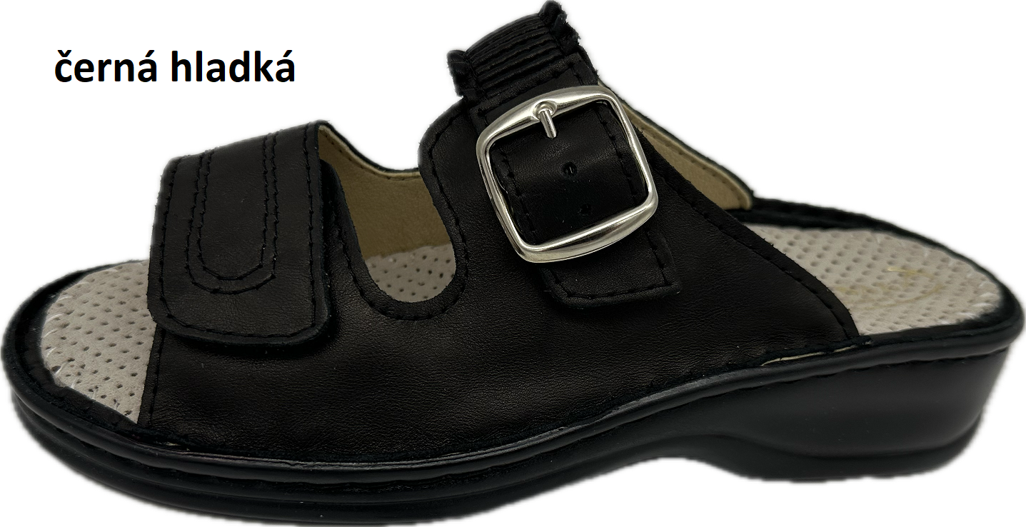 Boty Hanák vzor 305 - černá podešev Barva usně: černá hladká, Velikosti obuvi: 42