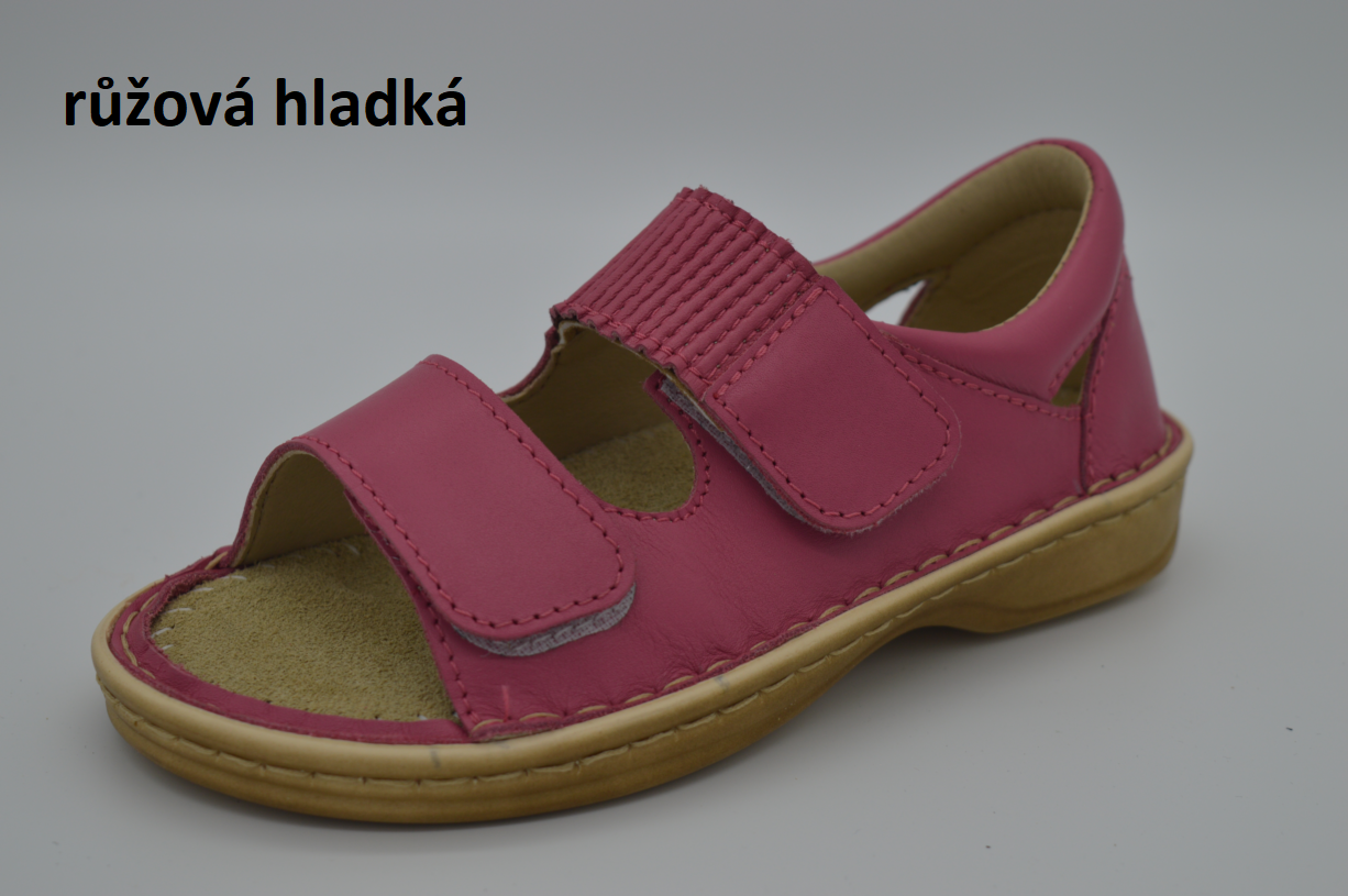 Boty Hanák vzor 206 - béžová podešev Barva usně: růžová hladká, Velikosti obuvi: 32