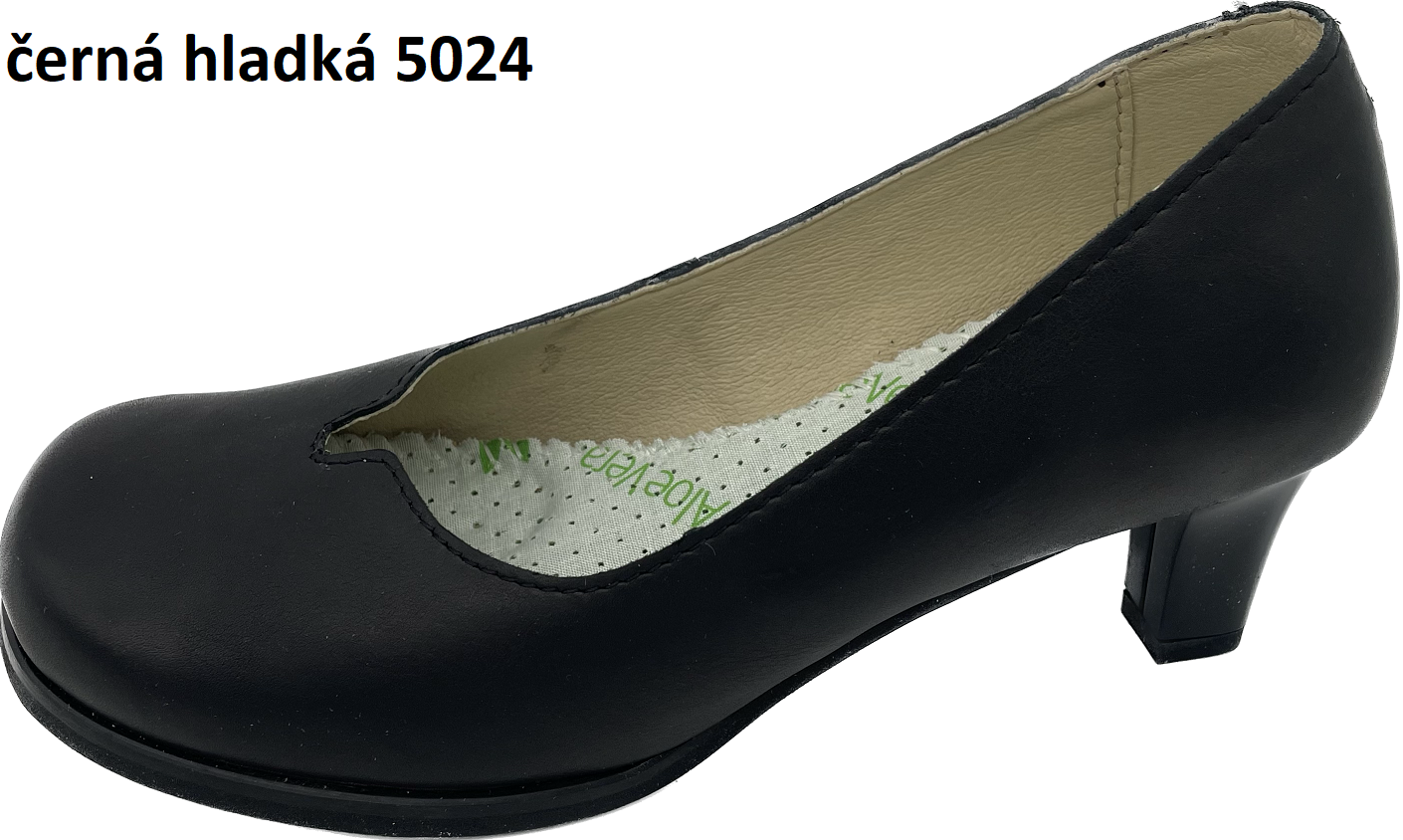 Boty Hanák lodičky Dana 5024 - SKLADEM Barva usně: černá hladká, Velikosti obuvi: 36