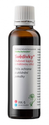 Svědivky - dubové kapky s mátovou silicí RK-S Obsah ml: 50