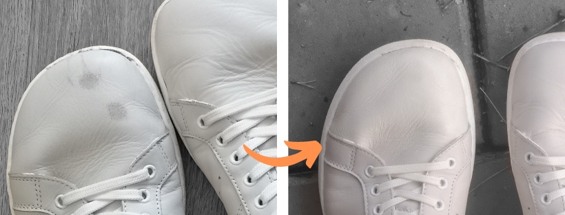Bílý Krém Shoe Cream White 101 | Jak zamaskovat skvrny na kožených bílých teniskách?
