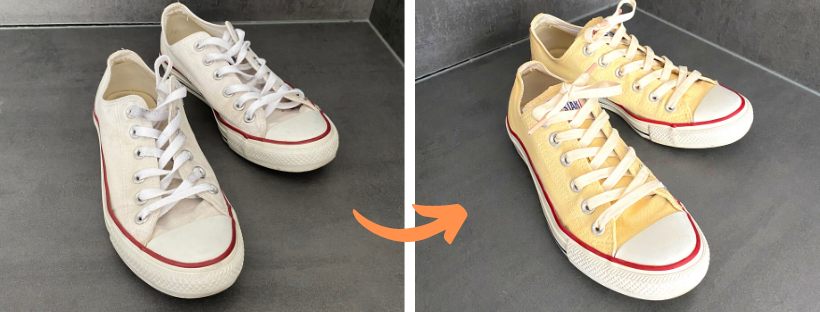Farba na topánky, ktorá oživí vaše plátené tenisky Converse | Yellow 107