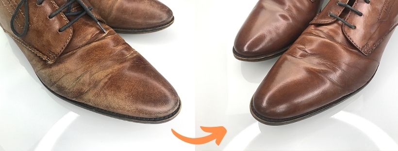 Jak opravit odřené kožené boty?