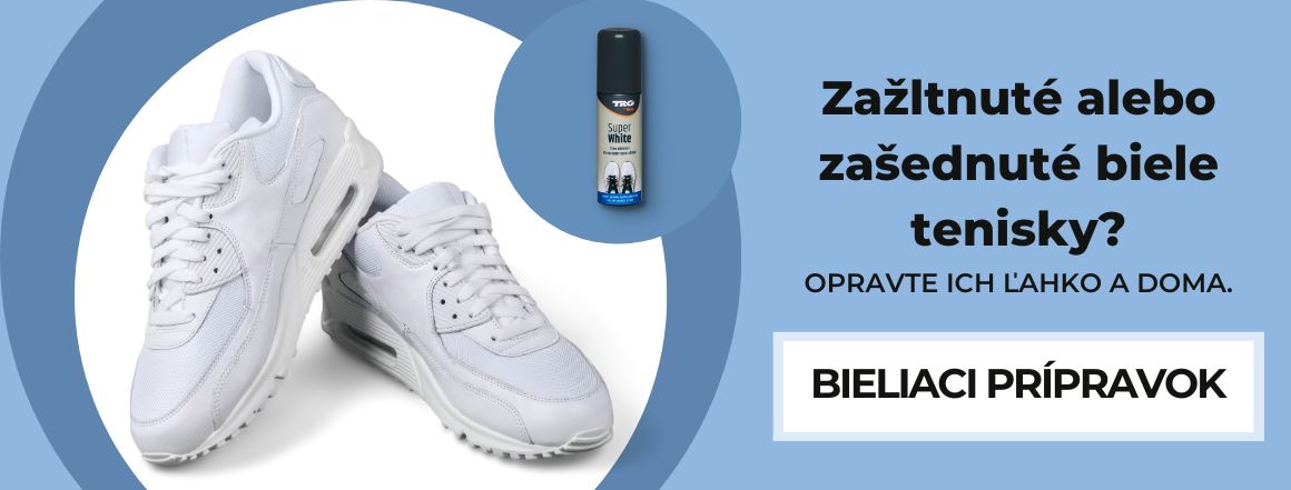 Bieliaci pripravok na tenisky Super White TRG