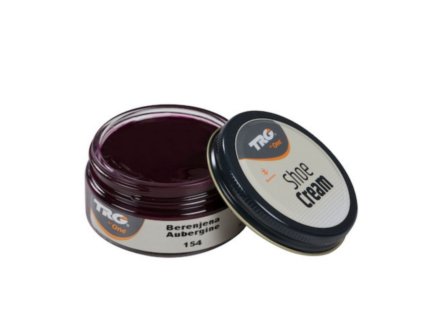 Tmavě Fialový Krém na boty Shoe Cream TRG Aubergine 154 tmave fialovy krem na boty