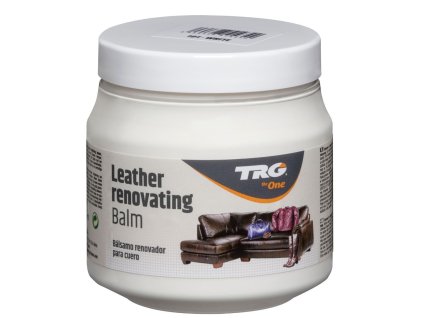 Bílý Krém na kožené sedačky Leather Renovating Balm TRG White 101