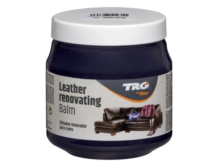 Modrý Krém na kožené sedačky Leather Renovating Balm TRG Navy Blue 117